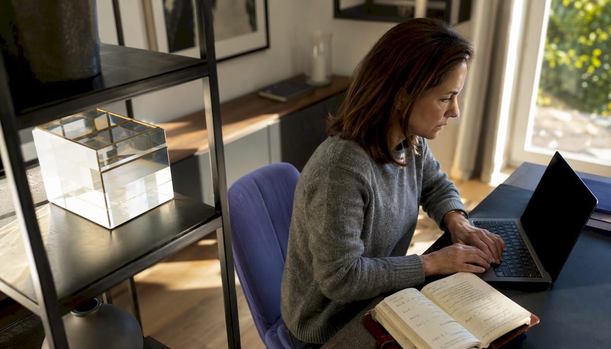 Des mains en train de taper sur le clavier d’un ordinateur portable