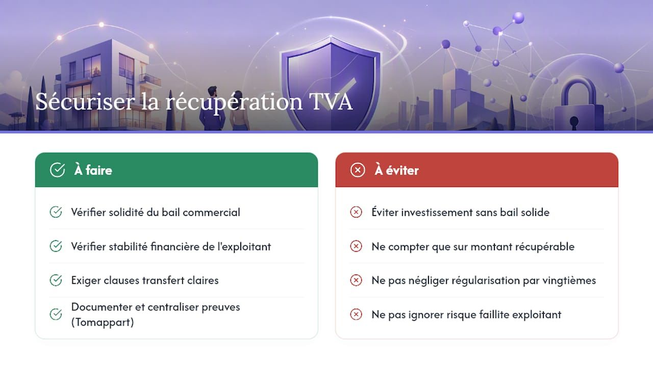 Ce que je recommande pour sécuriser votre récupération — overview diagram