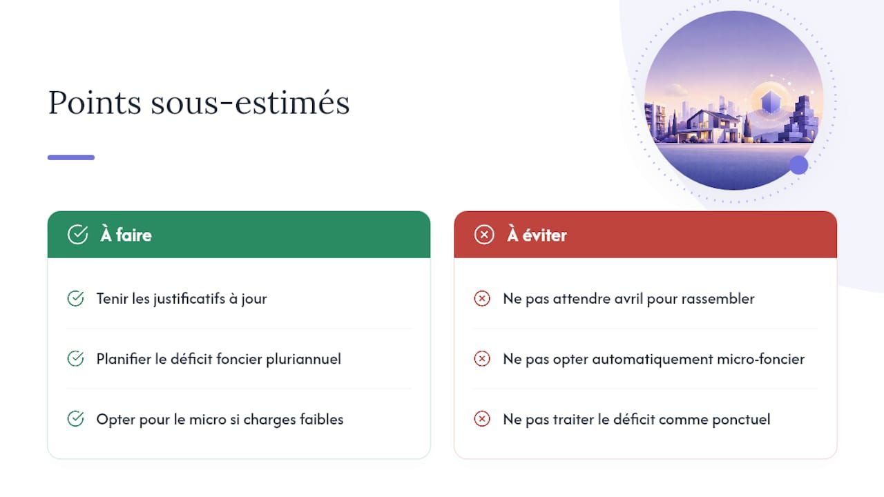 Ce que l'on sous-estime souvent dans la gestion des revenus fonciers — overview diagram