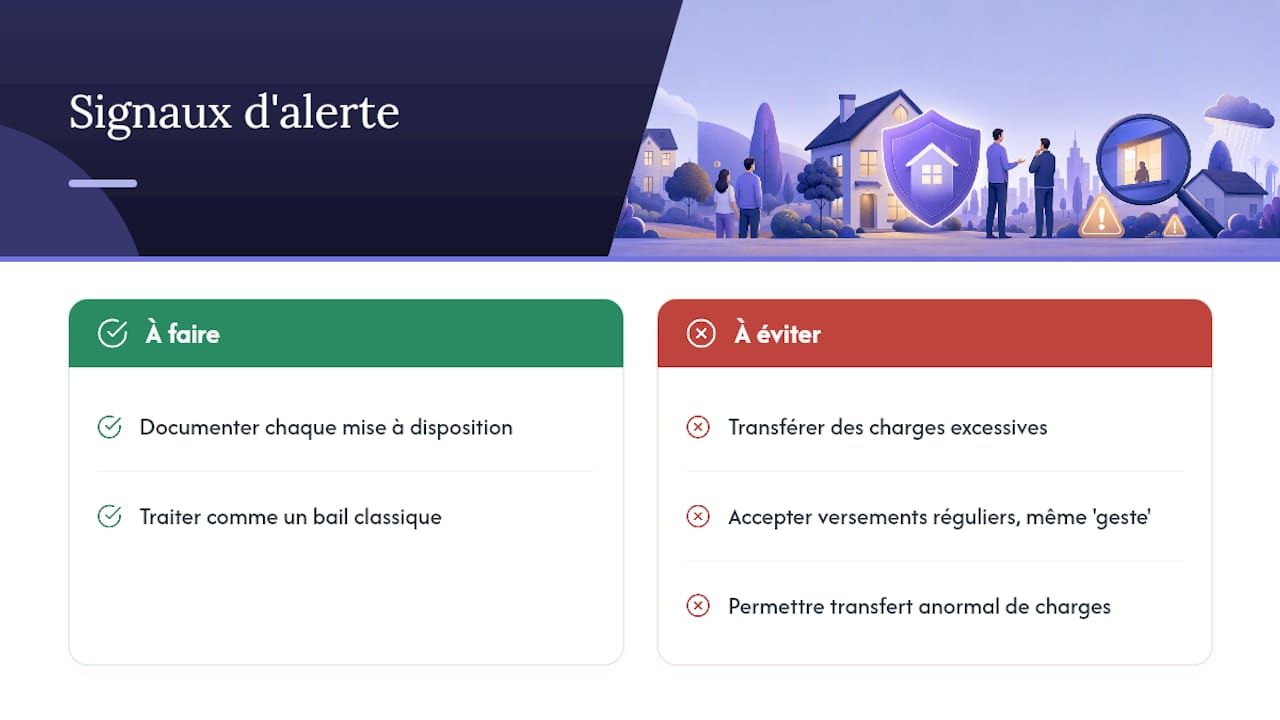 SCI et hébergement gratuit : quels signaux d'alerte ? — overview diagram