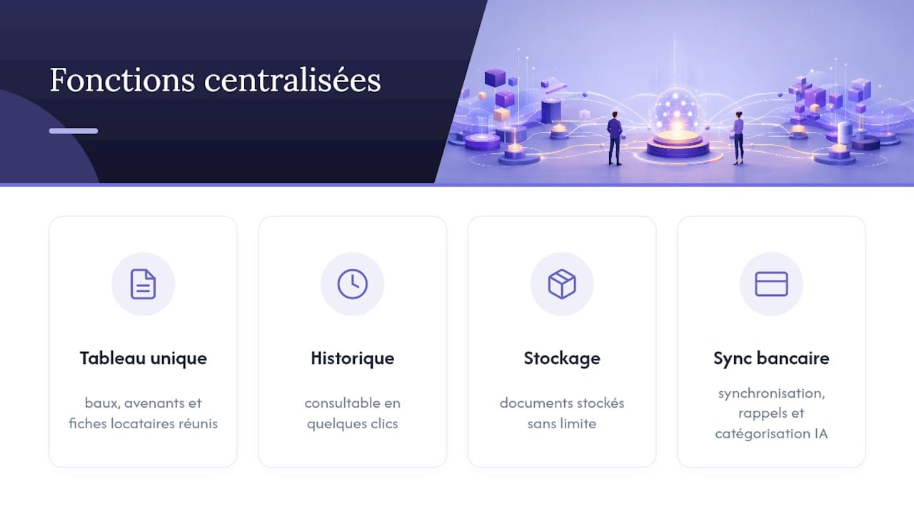 Tomappart centralise vos avenants, baux et documents locatifs — overview diagram