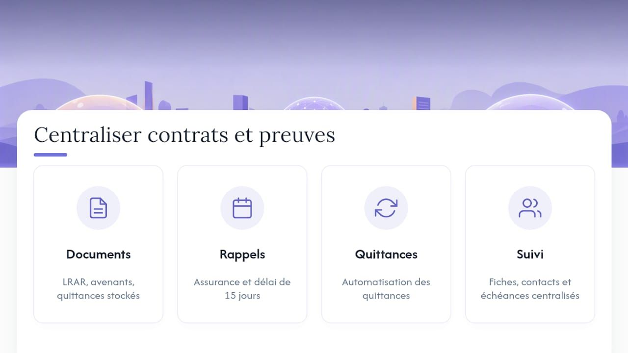 Centraliser vos contrats de sous-location sans y perdre un après-midi par mois — overview diagram