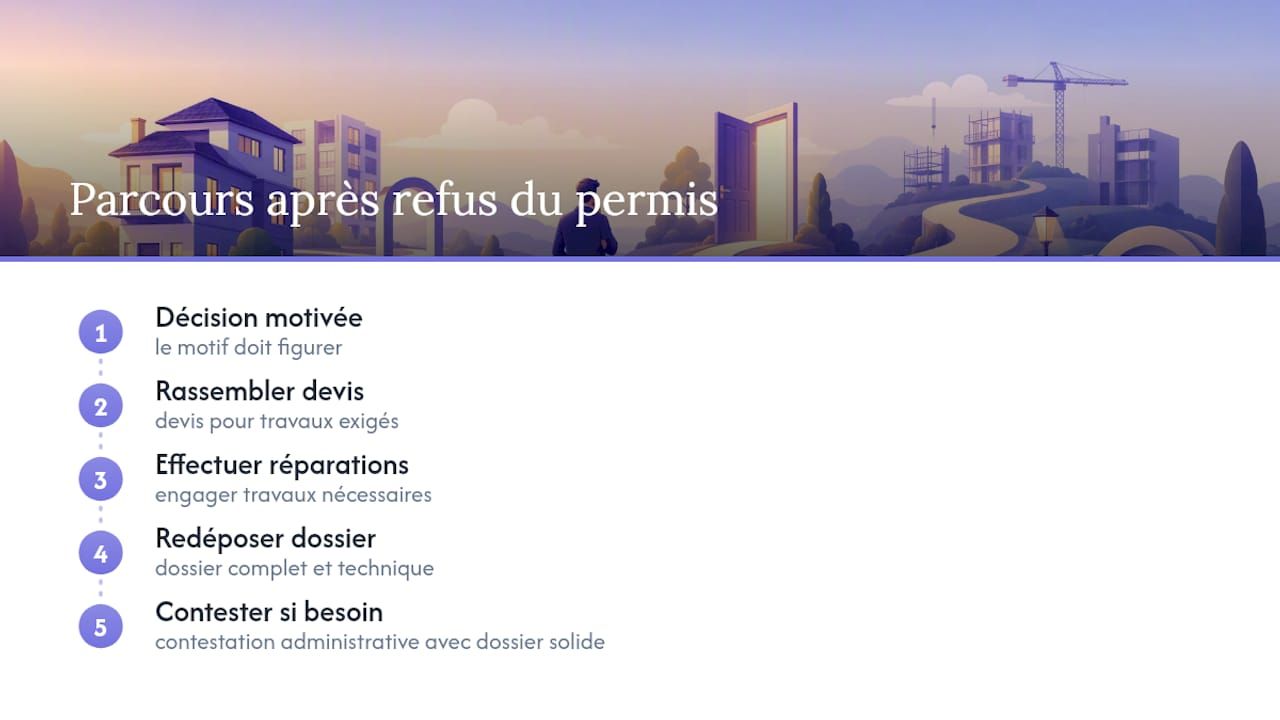 Les démarches à suivre après un refus de permis de location
