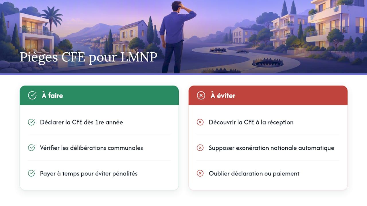 Ce que les propriétaires LMNP sous-estiment sur la CFE — overview diagram