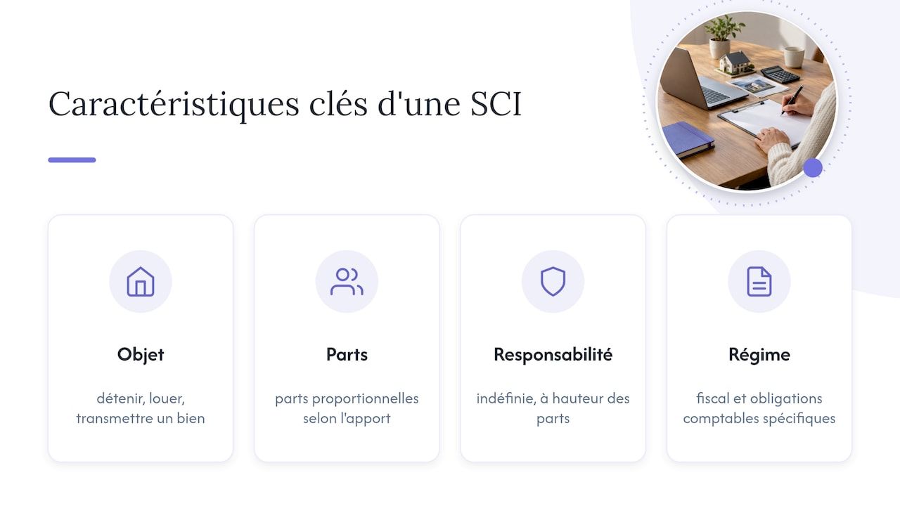 Définition et caractéristiques d'une SCI — overview diagram